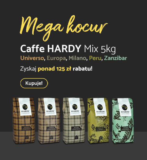 Mega Kocur 5x 1kg Caffe Hardy 