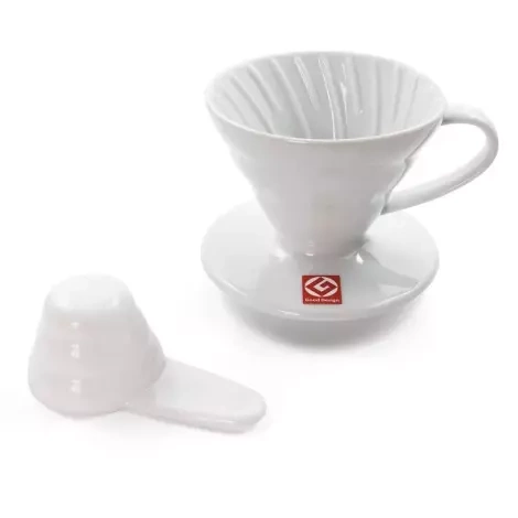 Ceramiczny Drip Hario V60-02 - Biały