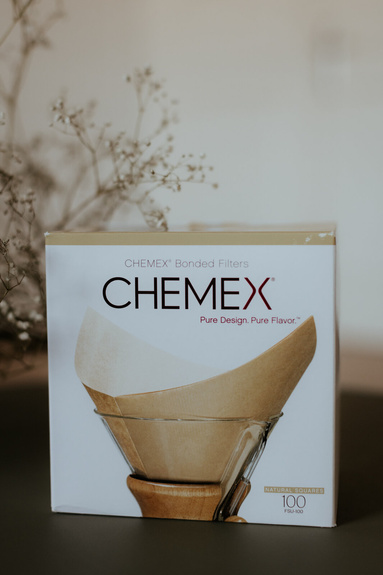 Filtry papierowe kwadratowe CHEMEX FSU-100 6,8,10 Filiżanek Brązowe 100 szt