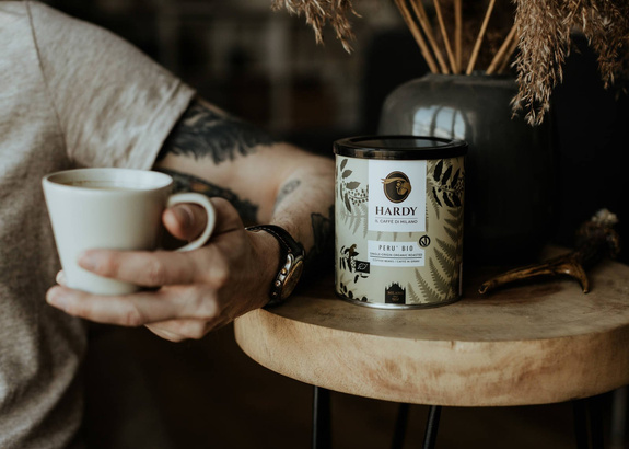 Kawa ziarnista Hardy Peru 100% Arabica Bio Single Origin 250g - Puszka