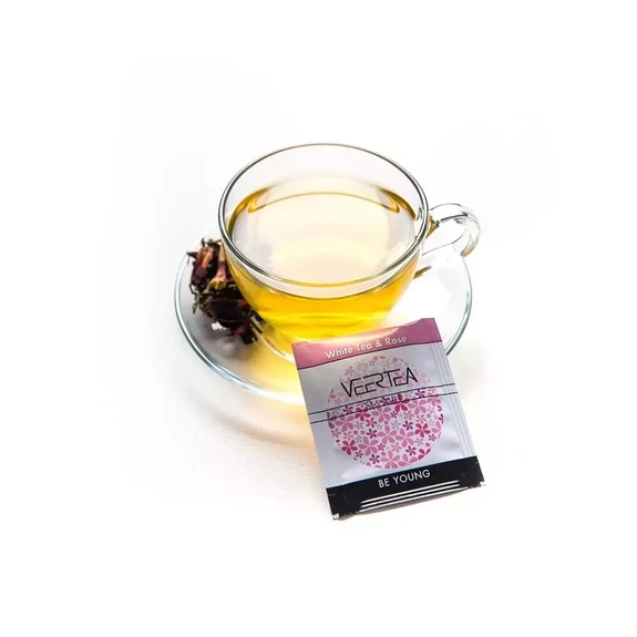 Biała herbata w saszetkach Veertea White & Rose 100 szt x 2g