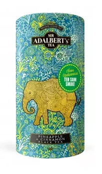 Herbata Adalbert's Czarna Pineapple Liściasta 100g - Puszka Kartonowa