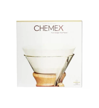 Filtry papierowe okrągłe niezłożone CHEMEX FP-1  6,8,10 Filiżanek  100 szt