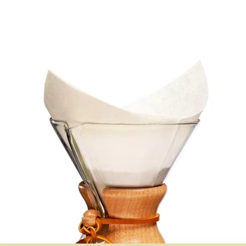 Filtry papierowe kwadratowe Chemex FS-100 6,8,10 Filiżanek 100 szt