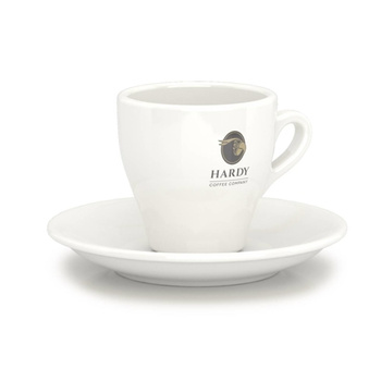 Filiżanka do Cappuccino ze spodkiem 150 ml - z logo marki Hardy