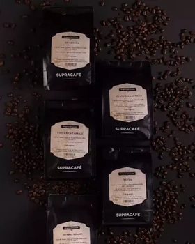 Zestaw - kawy ziarniste Supracafe Single Origin 100% Arabica 5x250g 