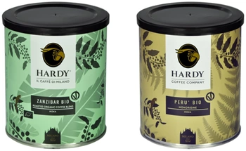 Zestaw kaw mielonych Hardy 2 x 250g - Peru, Zanzibar