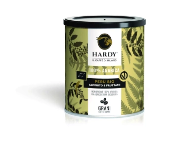 Kawa ziarnista Hardy Peru 100% Arabica Bio Single Origin 250g - Puszka