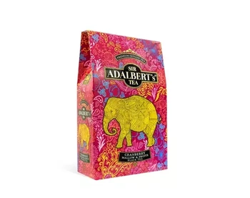 Herbata Adalbert's Czarna Cranberry Mallow & Fruits 80g - Kartonik