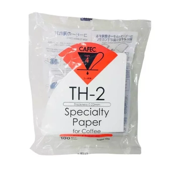 Filtr Cafec - TH2 biały cup4 100 szt