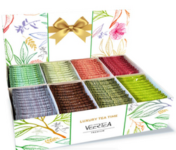Zestaw herbat w saszetkach Veertea Premium 200 kopert - 8 smaków 