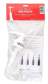 Pompka do syropów Monin 10 ml - glass 1l
