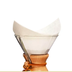 Filtry papierowe kwadratowe Chemex FS-100 6,8,10 Filiżanek 100 szt 