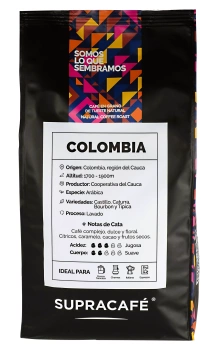 Kawa ziarnista Supracafe Colombia Circulo de Oro 100% Arabica 1kg