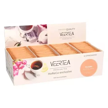 Czerwona herbata w saszetkach Veertea Pu-erh & Lemon 100 szt x 2g 