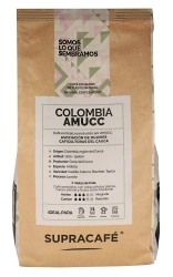 Kawa ziarnista Supracafe Ecologico Fairtrade Amucc 100% Arabica 1kg
