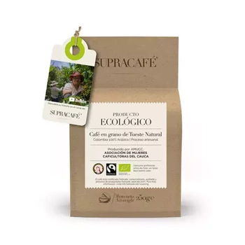 Kawa ziarnista Supracafe Ecologico Fairtrade Amucc 100% Arabica 250g