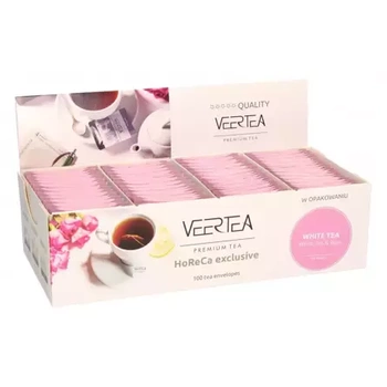 Biała herbata w saszetkach Veertea White & Rose 100 szt x 2g 